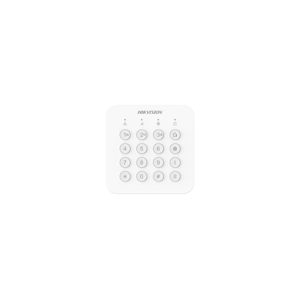 Hikvision AX Home DS-PK201B-WA Wireless LED Keypad | Smart Security Control, Wireless Access, Home Alarm System, Easy Setup, Backlit Display