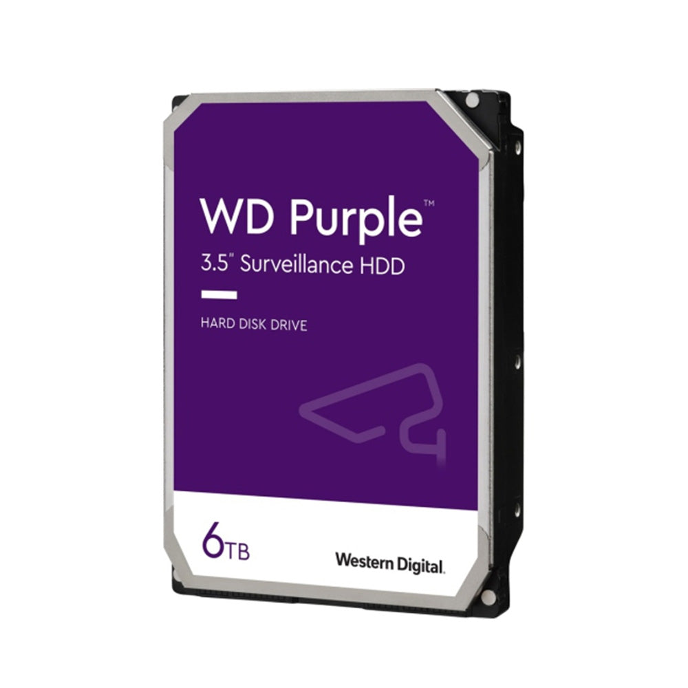 Western Digital Hard Disk Drive, Surveillance Grade, SATA, 6TB