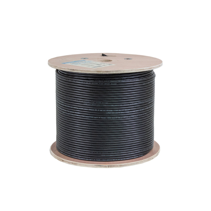 CAT6 600 Mhz CMXT, DIRECT BURIAL CABLE SHIELDED WATERPROOF TAPE UV RESISTANT 1000', WOODEN SPOOL