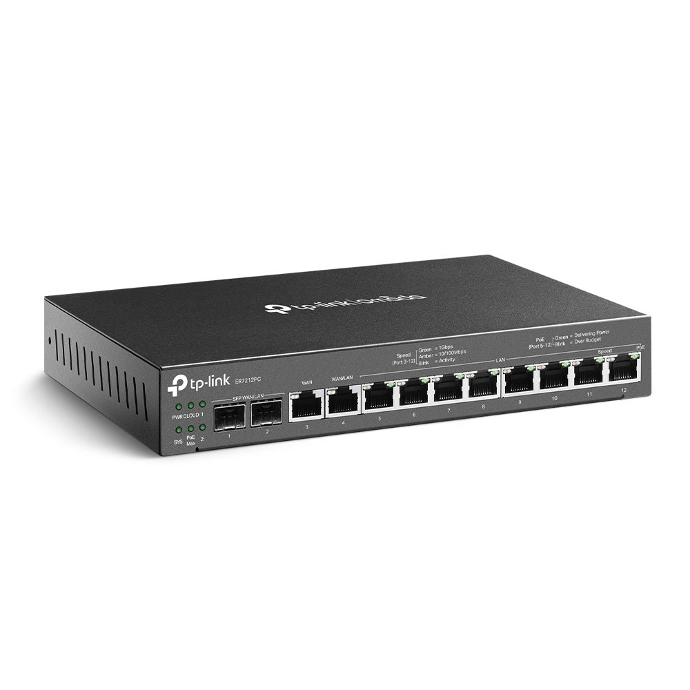TP-Link Omada ER7212PC Gigabit VPN Router with PoE+ Ports