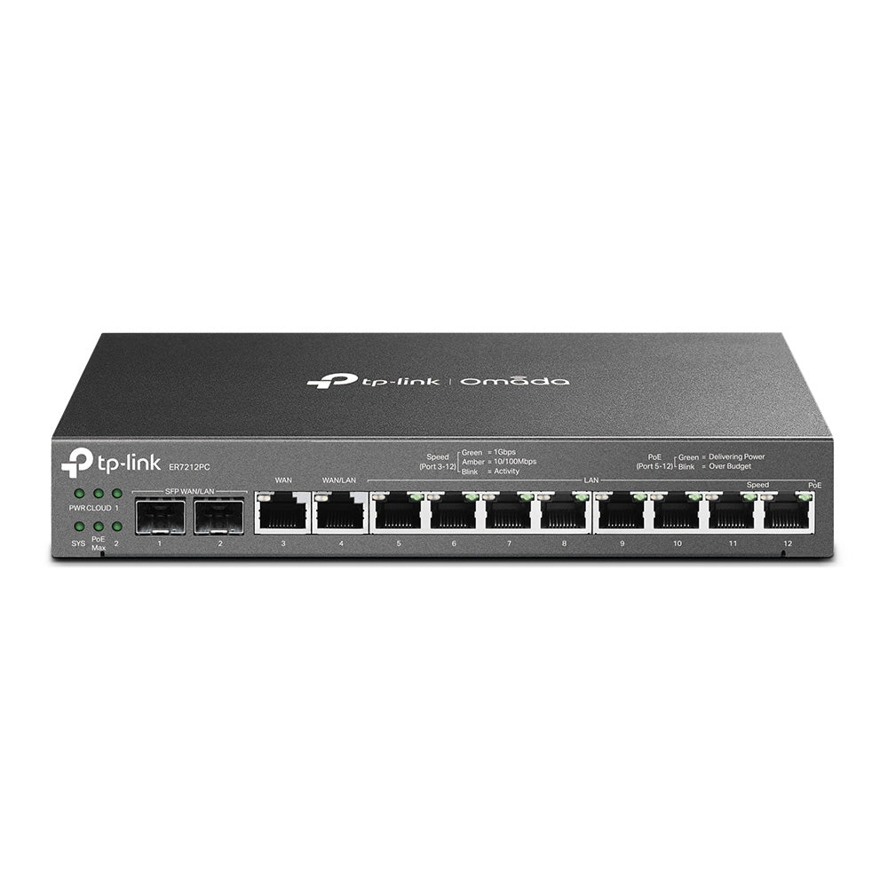 TP-Link Omada ER7212PC Gigabit VPN Router with PoE+ Ports