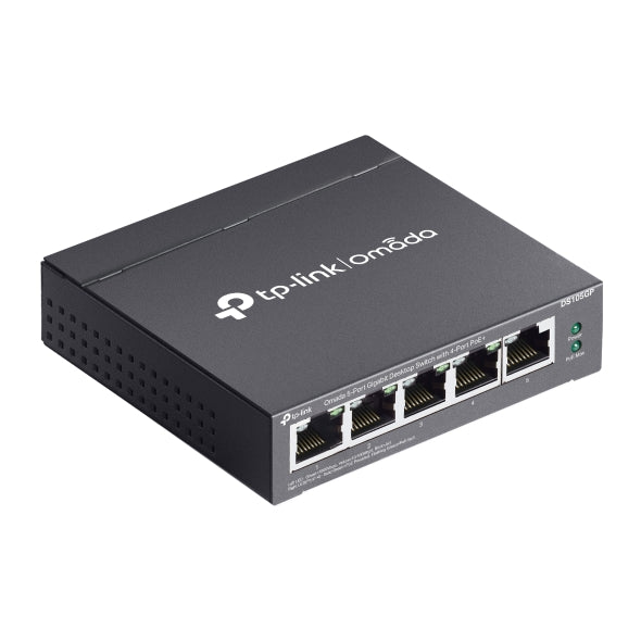 TP-Link Omada DS105GP 5-Port Gigabit Unmanaged Desktop Switch with 4-Port PoE+
