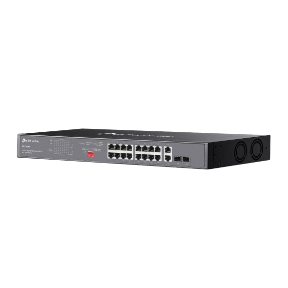 TP-Link Omada DS1018GMP 18-Port Gigabit Unmanaged Rackmount Switch with 16-Port PoE+
