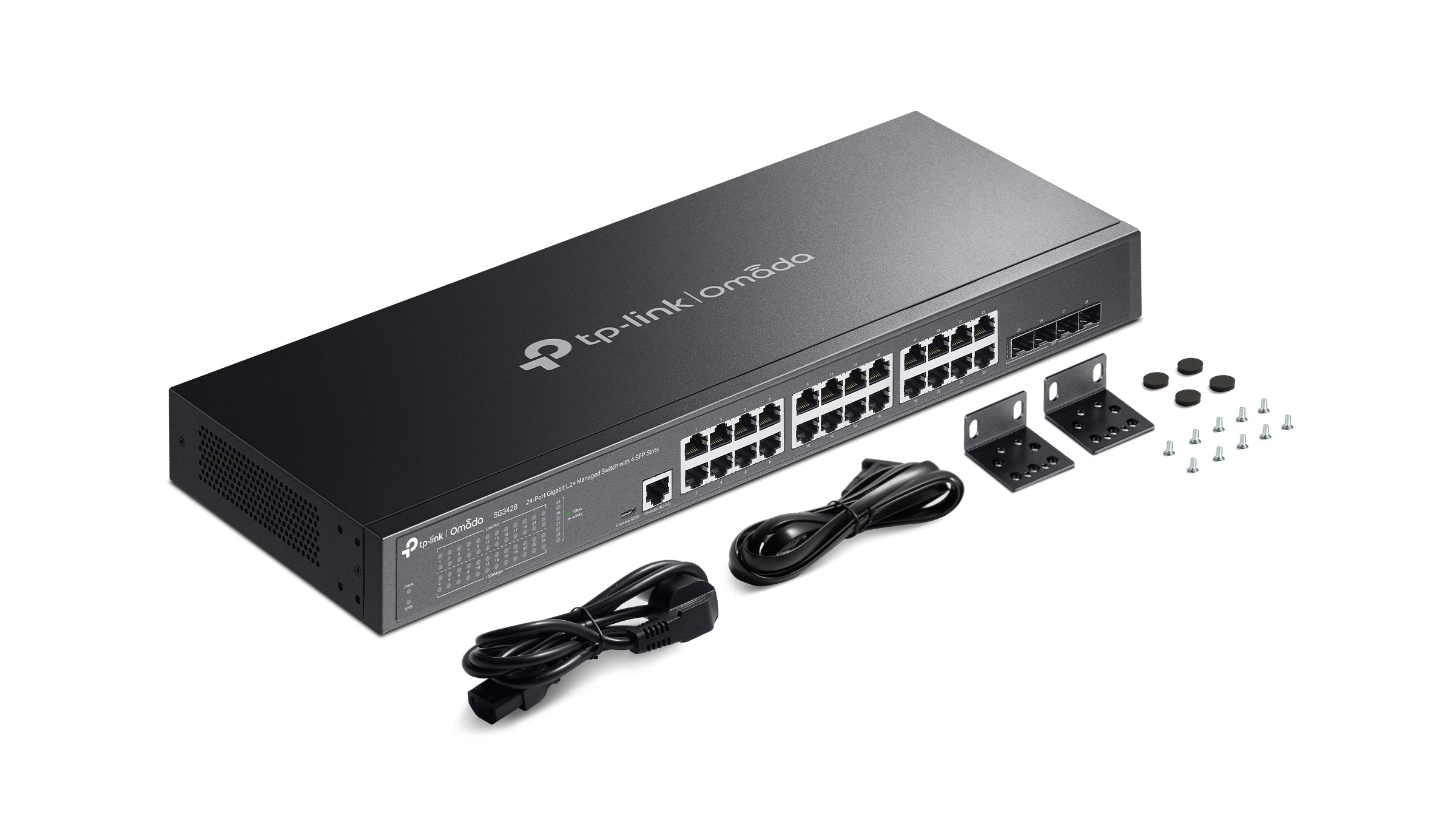 TP-Link Omada SG3428 24-Port Gigabit L2+ Managed Switch with 4 SFP Slots