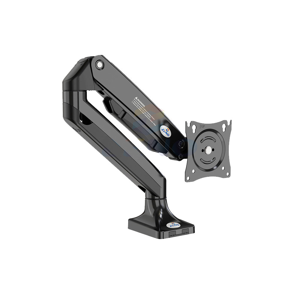 Single VESA Monitor Desk Mount with Articulating Arm | Adjustable TV/Computer Screen Mount for Home or Office