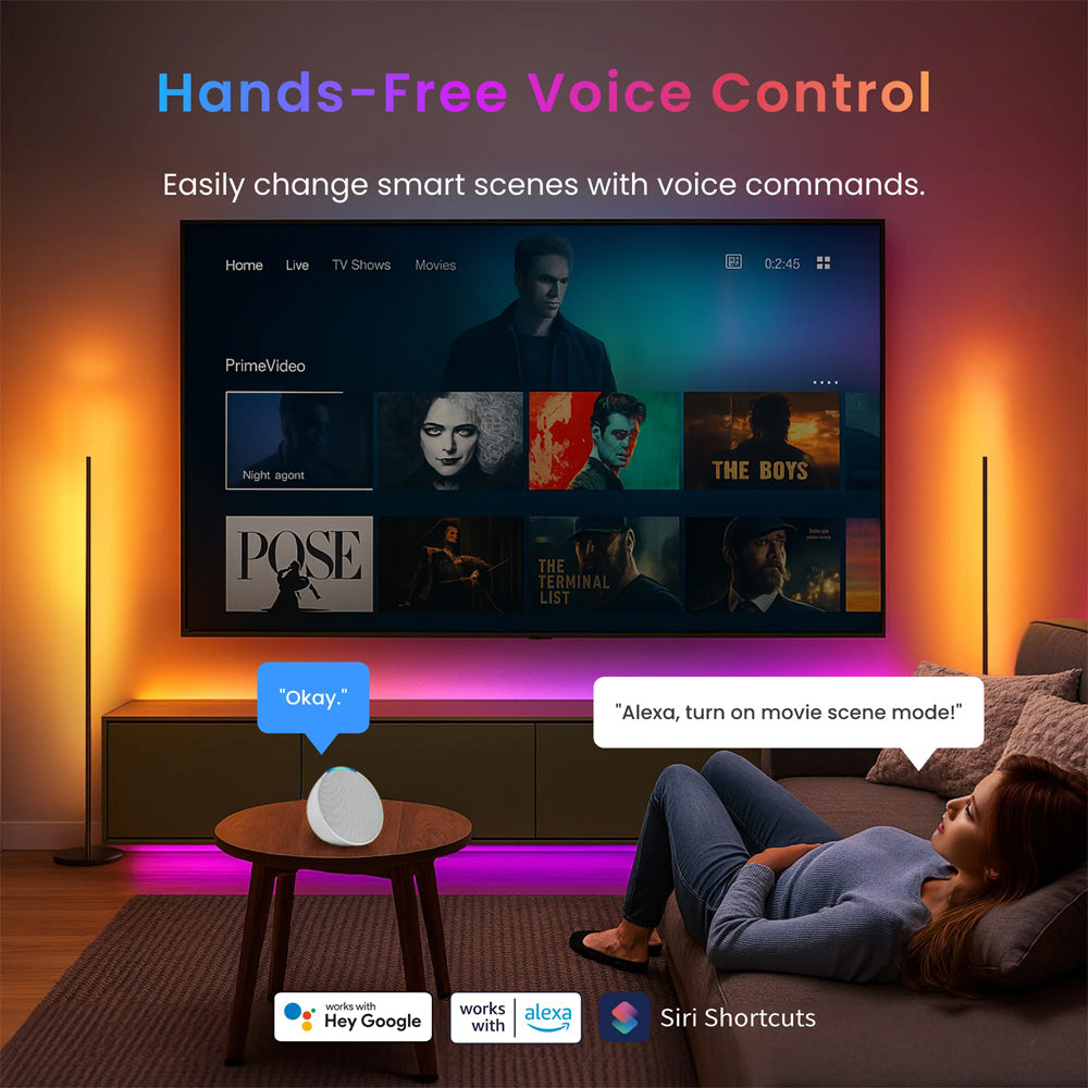 SwitchBot Smart LED Strip Light 3, 5M Matter-enabled |  RGB+CCT, Voice & App Control, Adaptive Lighting, Music Sync, and Smart Home Automation