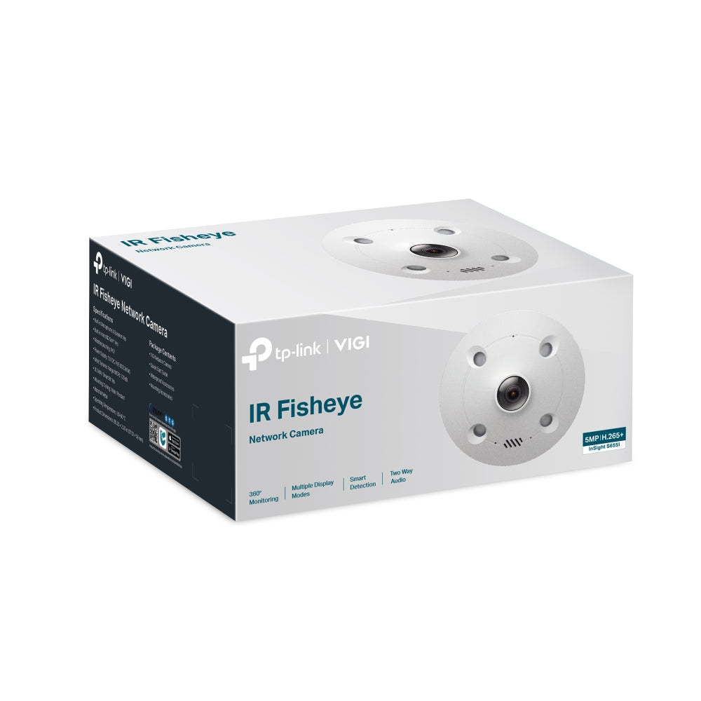 TP-Link VIGI Insight S655I 5MP IR Fisheye PoE Camera