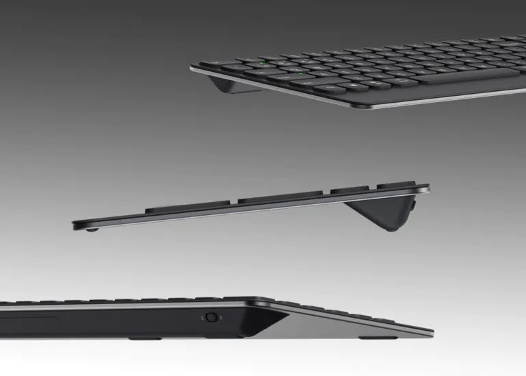 Rapoo 9510M Multi-mode Wireless Keyboard and Mouse Combo, Black