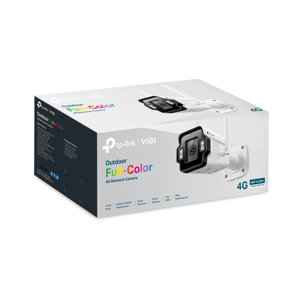 TP-Link VIGI InSight S345-4G(4mm) 4MP Full-Color 4G Bullet Camera