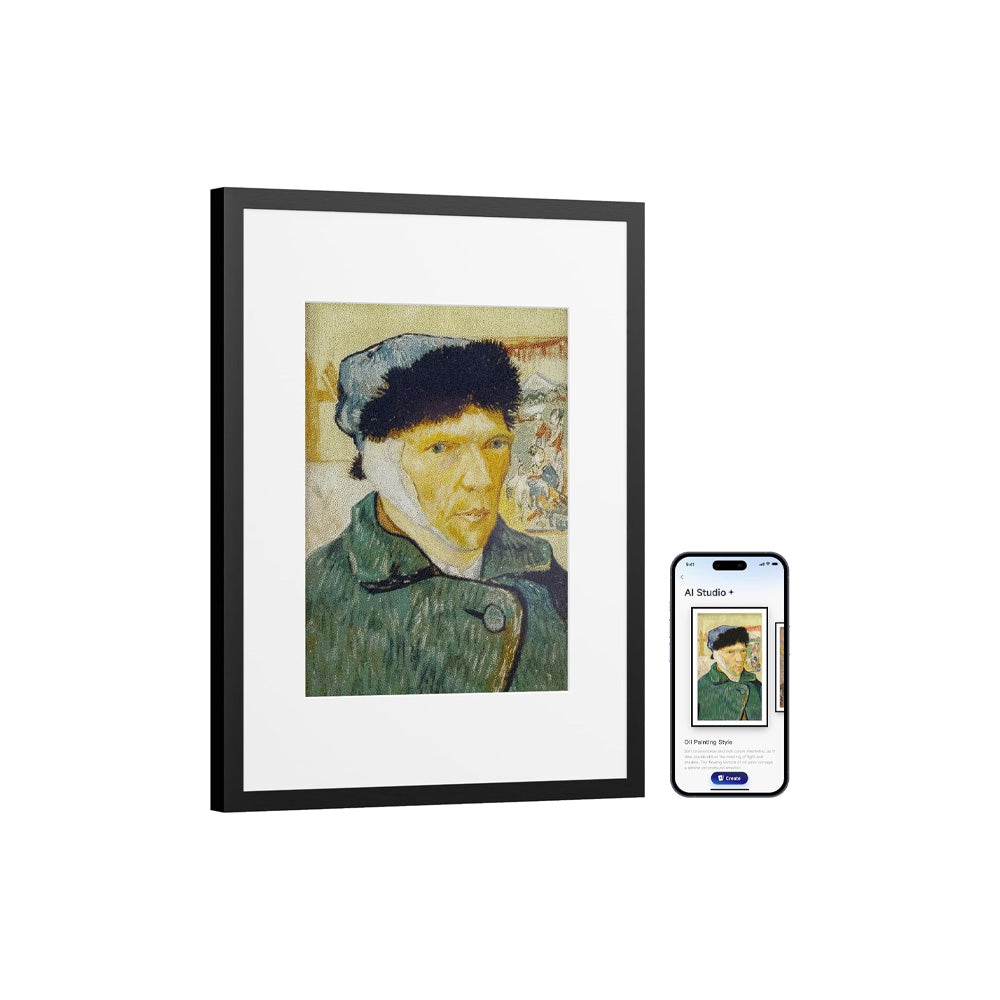 SwitchBot 13.3" E-Ink Digital Art Frame with AI – Wireless Smart Display for Art & Photos