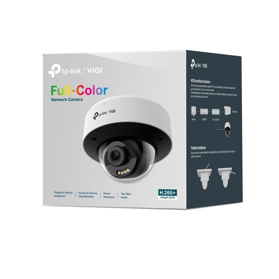 TP-Link VIGI Insight S245(2.8mm) 4MP Full-Color Dome PoE Camera