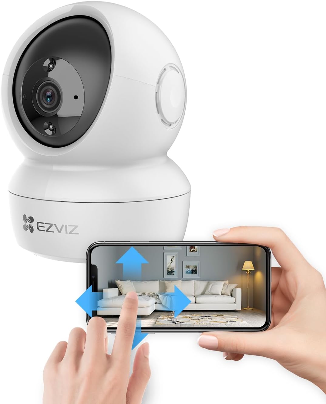 EZVIZ H6c Pro 1080P | Pan & Tilt Smart Home Camera