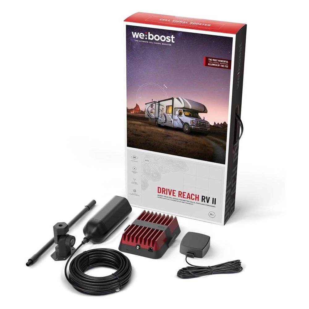 Booster Kit Rv Cell Phone Booster WeBoost Drive Reach RV II- Cell