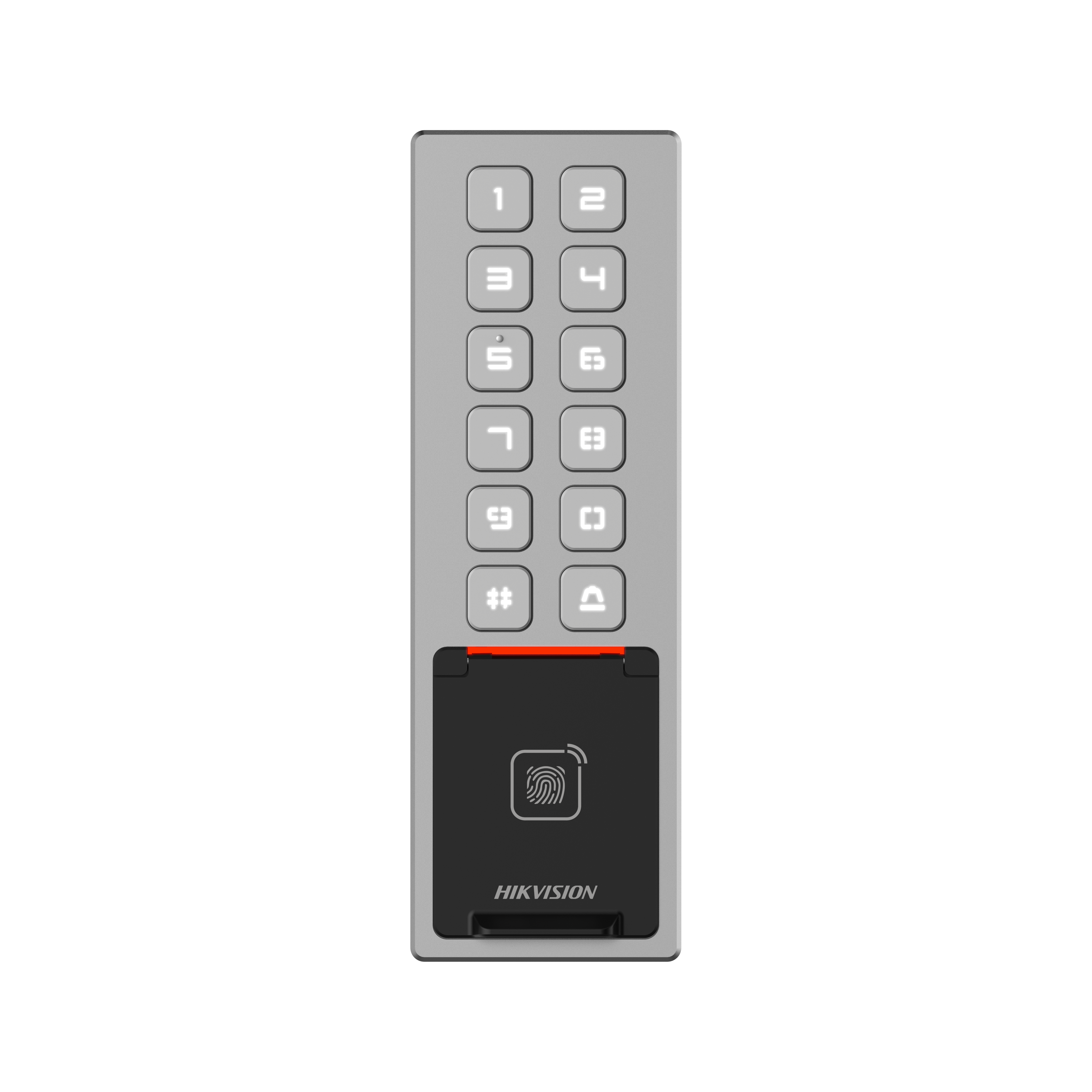 Hikvision DS-K1T805MBFWX Access Control Terminal | Advanced Biometric Security with Face Recognition, Fingerprint, RFID, Wi-Fi & Touchscreen Access