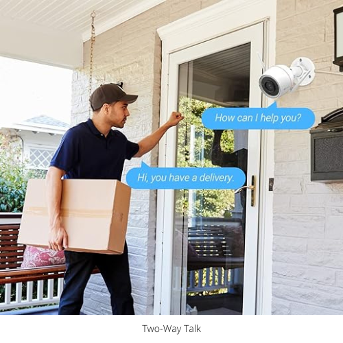 EZVIZ H8C 4MP Outdoor WiFi Security Camera | Pan & Tilt, Auto-Tracking, Smart AI Person/Vehicle Notifications, Spotlight Night Vision