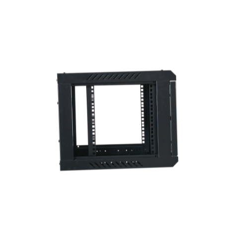 6U Unassembled Wall Mount Network Server Cabinet | Locking Glass Door, 2 Fans, Network Enclosure for IT/Data Computer Equipment