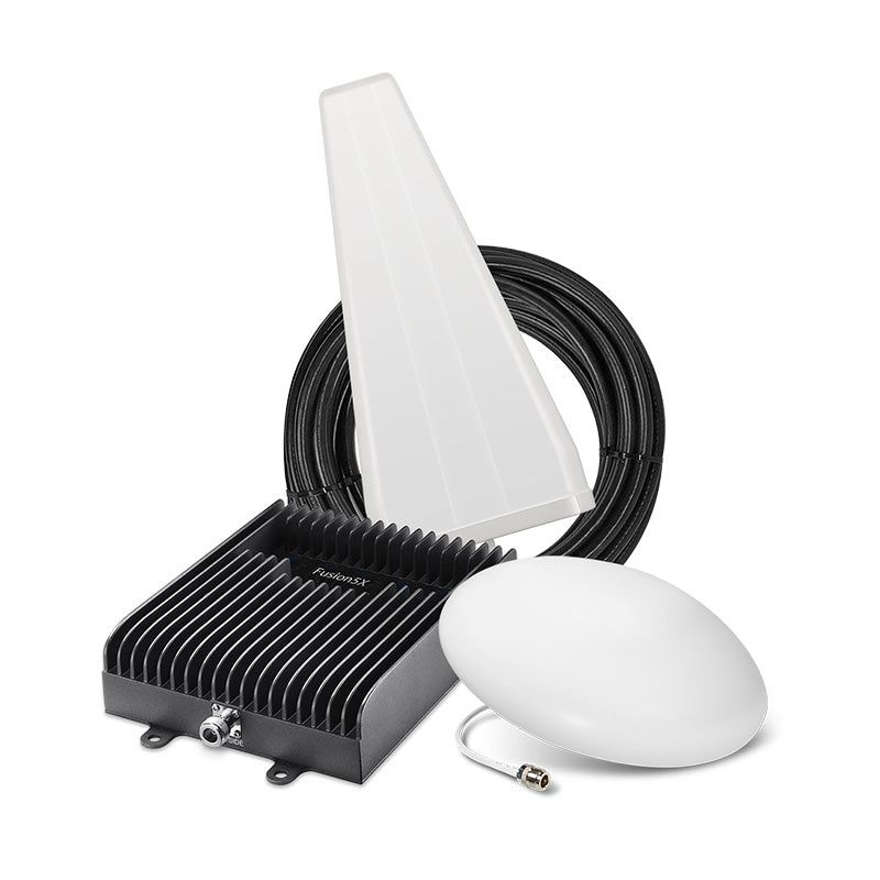 Surecall Fusion5X 2.0 YU Cell Signal Booster Kit for Home/Office | Up to 25,000 sq ft | All Canadian Carriers 4G/5G - Bell, Rogers, Telus | ISED Approved