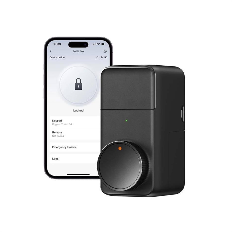 SwitchBot Lock Pro | Keyless Entry Door Lock, Electronic Smart Deadbolt, Fits Your Existing Deadbolt in Minutes, Add Hub 2 to Supports Matter, Alexa, Google, IFTTT