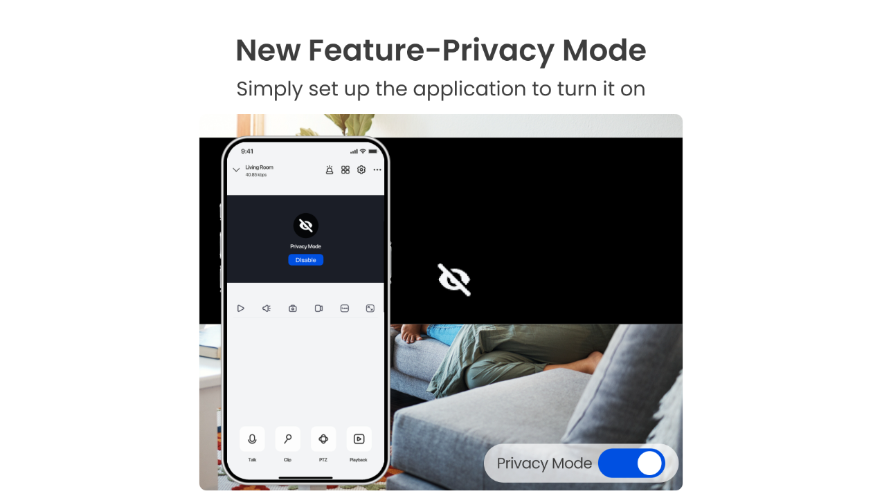 Reolink E321 3MP Indoor WiFi Camera Person/Pet/Crying Detection