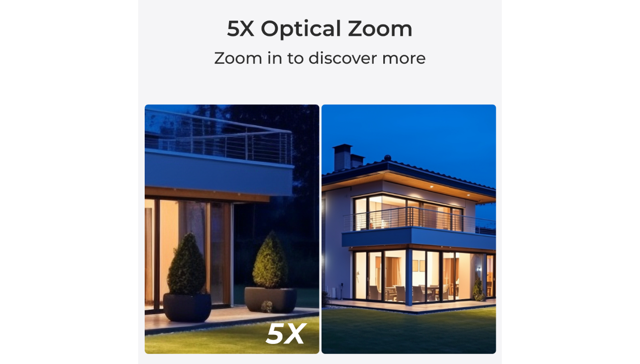 Reolink Professional RP-PCV8MZ 8MP PoE Dome Camera with 5X Optical Zoom