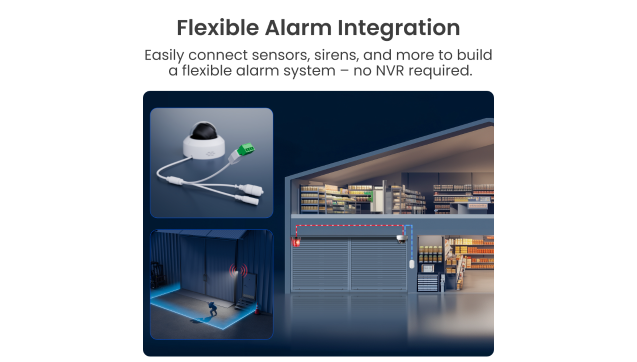 Reolink Professional RP-PCV8MZ 8MP PoE Dome Camera with 5X Optical Zoom