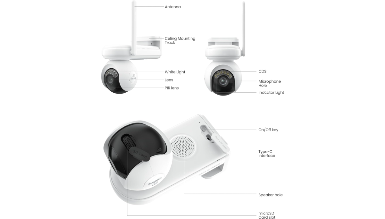 Reolink Altas PT Ultra 8MP Outdoor Battery-powered WiFi Camera Kit