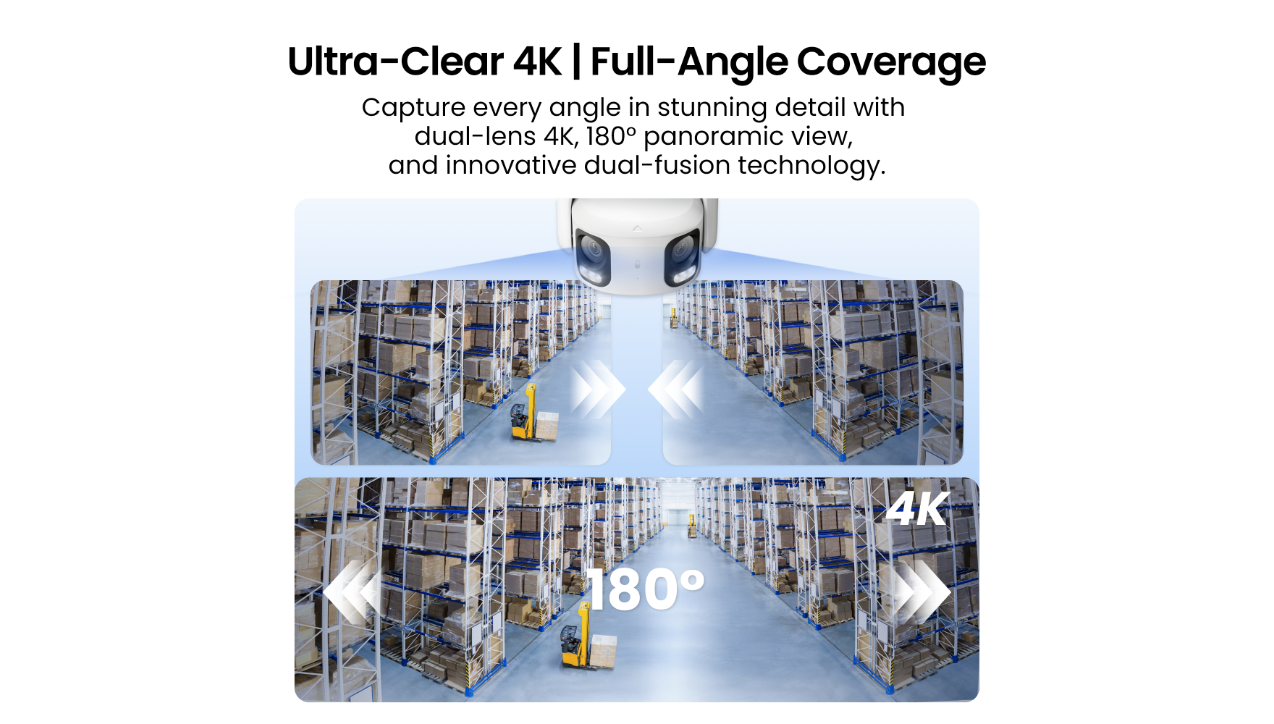 Reolink Professional RP-PCT8MD 8MP Dual-Lens Panoramic PoE Camera