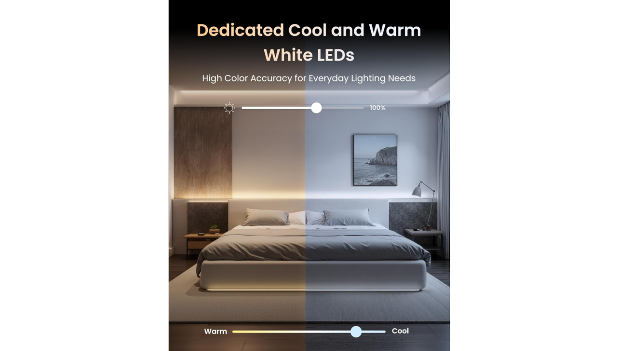 SwitchBot RGBICWW Strip Light, 5M Matter-enabled