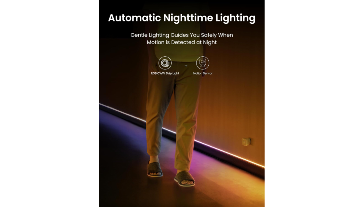 SwitchBot RGBICWW Strip Light, 5M Matter-enabled
