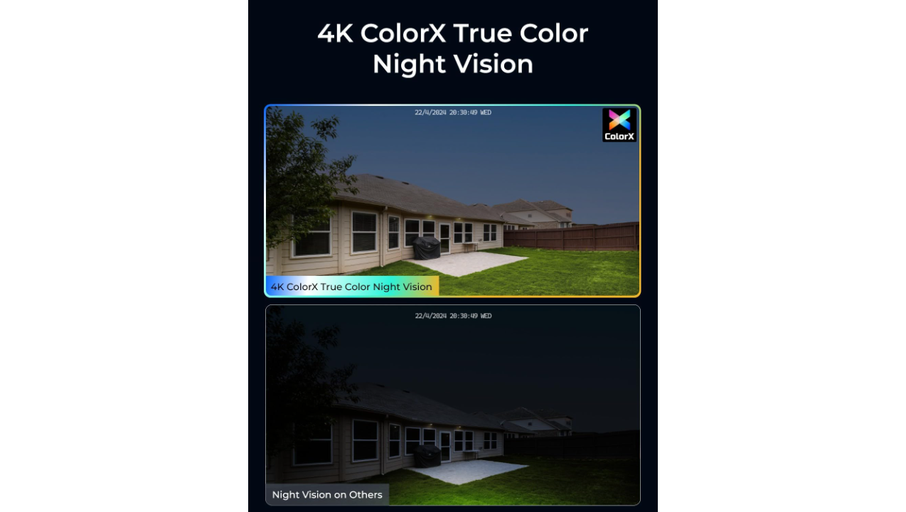 Reolink ColorX CX810 8MP PoE Bullet Camera with True Full-Color Night Vision