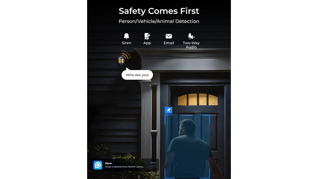 Reolink ColorX CX810 8MP PoE Bullet Camera with True Full-Color Night Vision