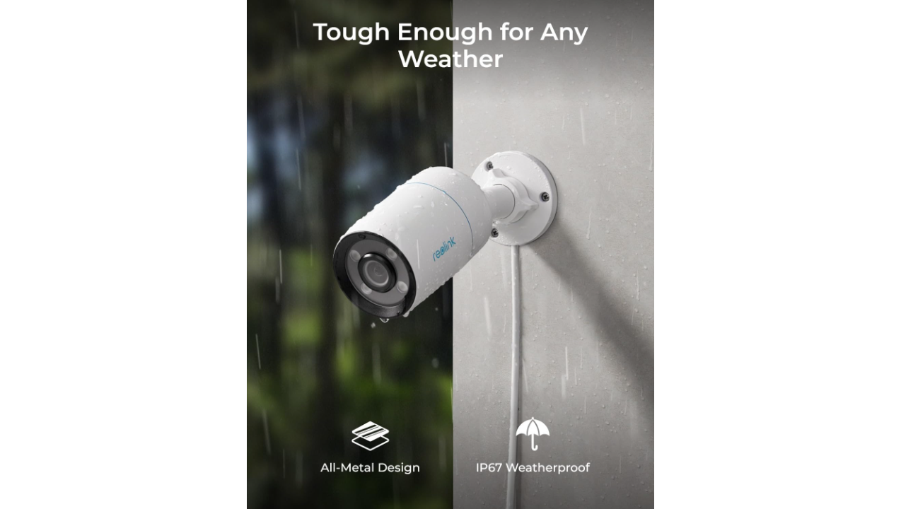 Reolink ColorX CX810 8MP PoE Bullet Camera with True Full-Color Night Vision