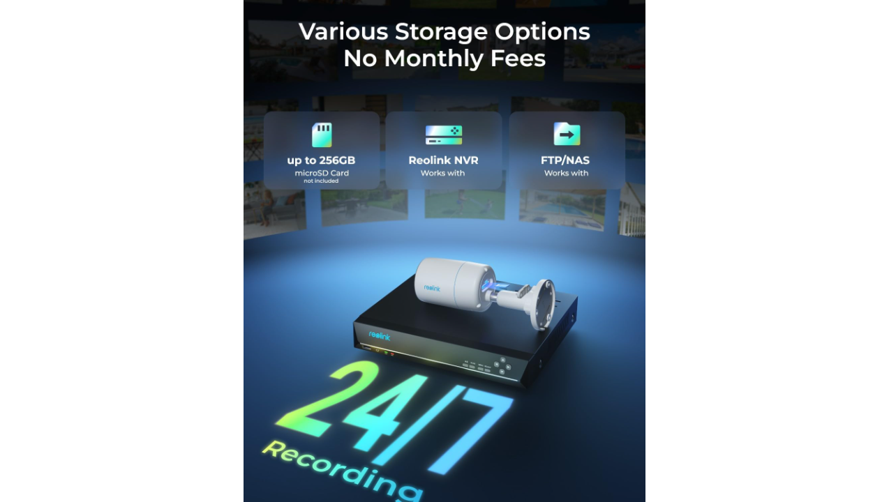 Reolink ColorX CX810 8MP PoE Bullet Camera with True Full-Color Night Vision