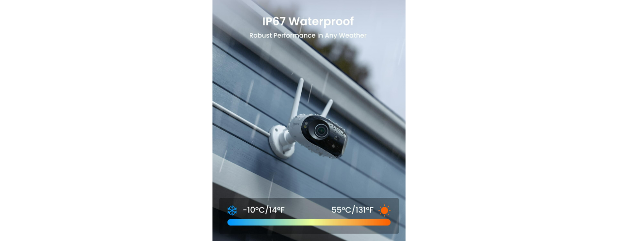 Reolink Elite W740 WiFi 8MP Dual-Lens Camera with Ultra Wide View