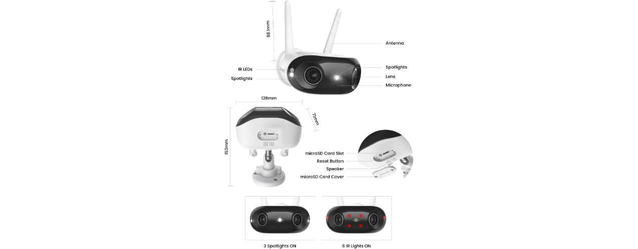 Reolink Elite W740 WiFi 8MP Dual-Lens Camera with Ultra Wide View