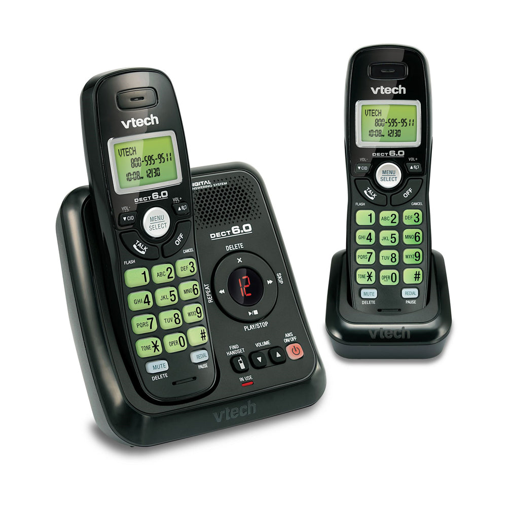VTech 2-Handset DECT 6.0 Cordless Phone (CS6124-21)
