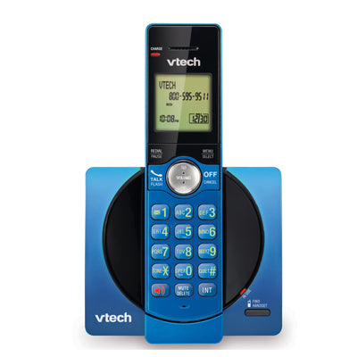 VTech 1-Handset DECT 6.0 Cordless Phone (CS6919-15) - Blue