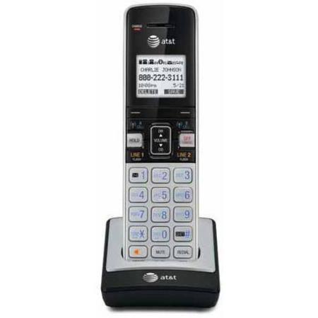 AT&T Accessory Handset with Caller ID/Call Waiting for TL86103, Silver/Black