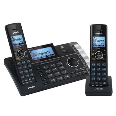 VTech DECT 6.0GHz 2-Handset Cordless Phone with Answering Machine (DS6251-2)
