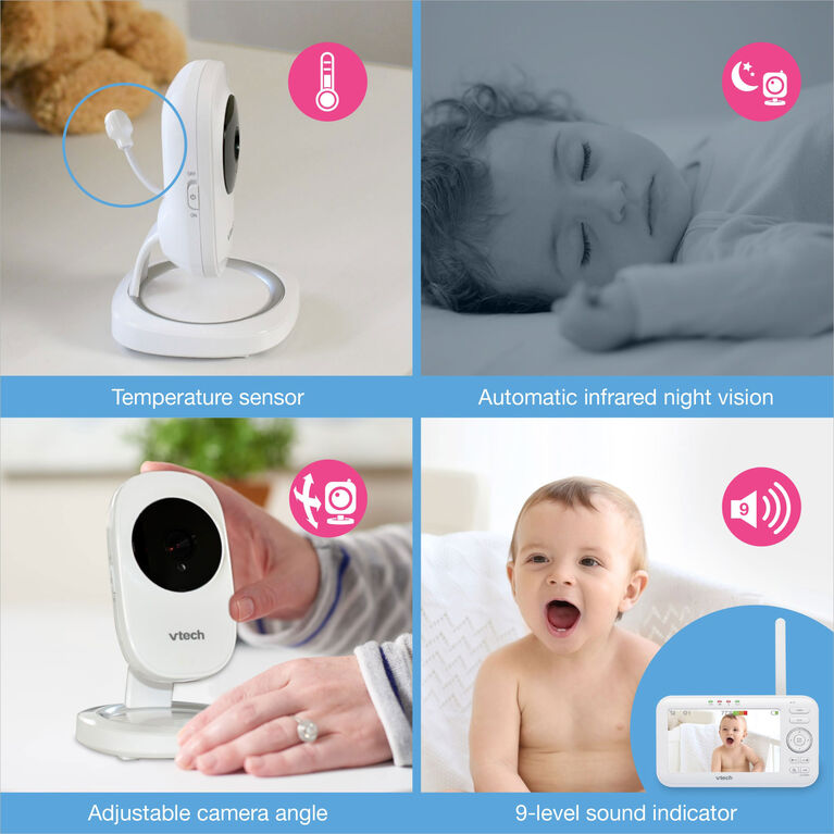 Vtech VM5251 Digital Video Baby Monitor with Fixed Camera
