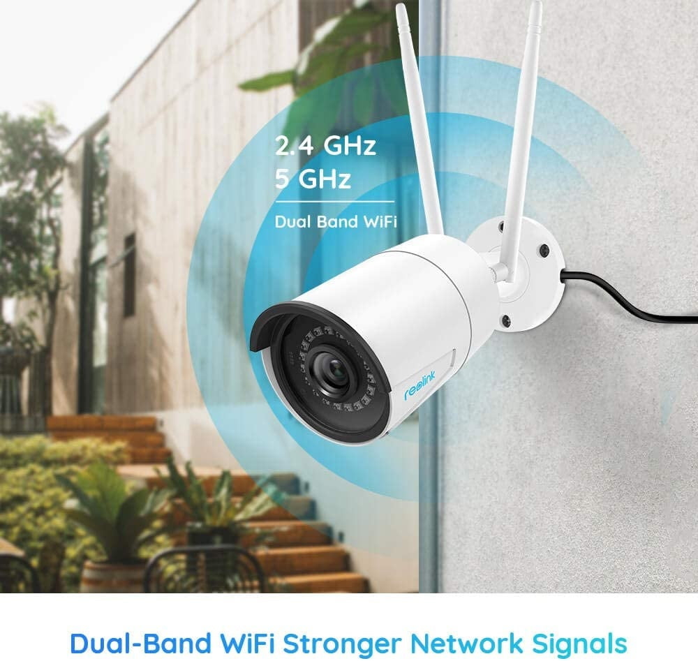 Reolink RLC-510WA 5MP Outdoor WiFi Security Camera | Smart AI Person/Vehicle Notifications, Night Vision