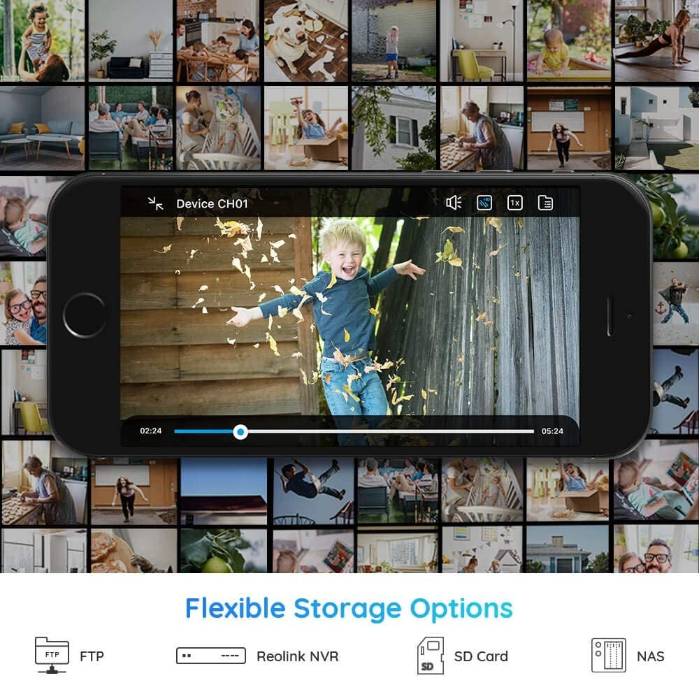 Reolink RLC-510WA 5MP Outdoor WiFi Security Camera | Smart AI Person/Vehicle Notifications, Night Vision