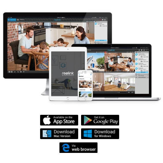 Reolink RLK8-800D4-A 8-Channel 4K PoE NVR Security Camera Kit | Person/Vehicle Detection, 2TB HDD Included (Up to 12TB HDD), IP67 Cameras