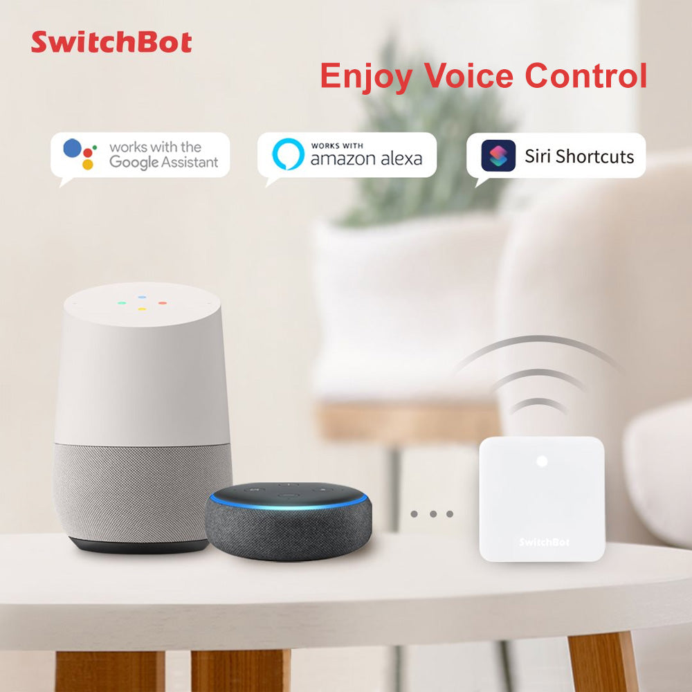 SwitchBot Hub Mini | Smart Remote - IR Blaster, Wi-Fi, Control TV, Air Conditioner, Compatible with Alexa, Google Home, IFTTT