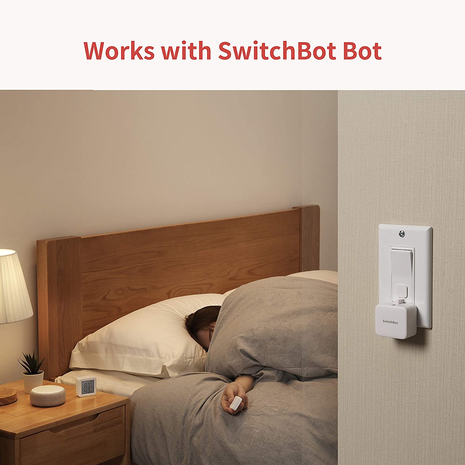 SwitchBot Remote | One Touch Button for SwitchBot Bot, Curtain, Color Bulb and LED Strip Light, Bluetooth Long Range 5.0