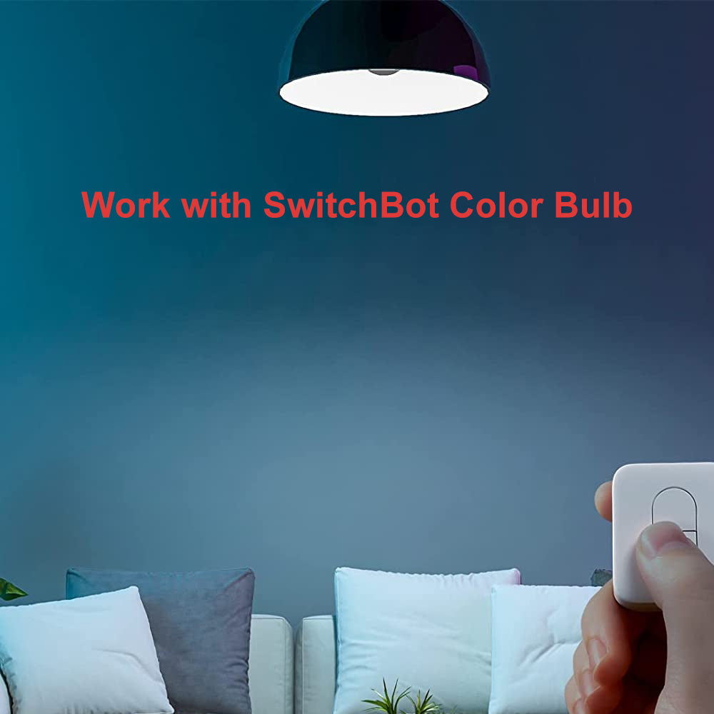 SwitchBot Remote | One Touch Button for SwitchBot Bot, Curtain, Color Bulb and LED Strip Light, Bluetooth Long Range 5.0