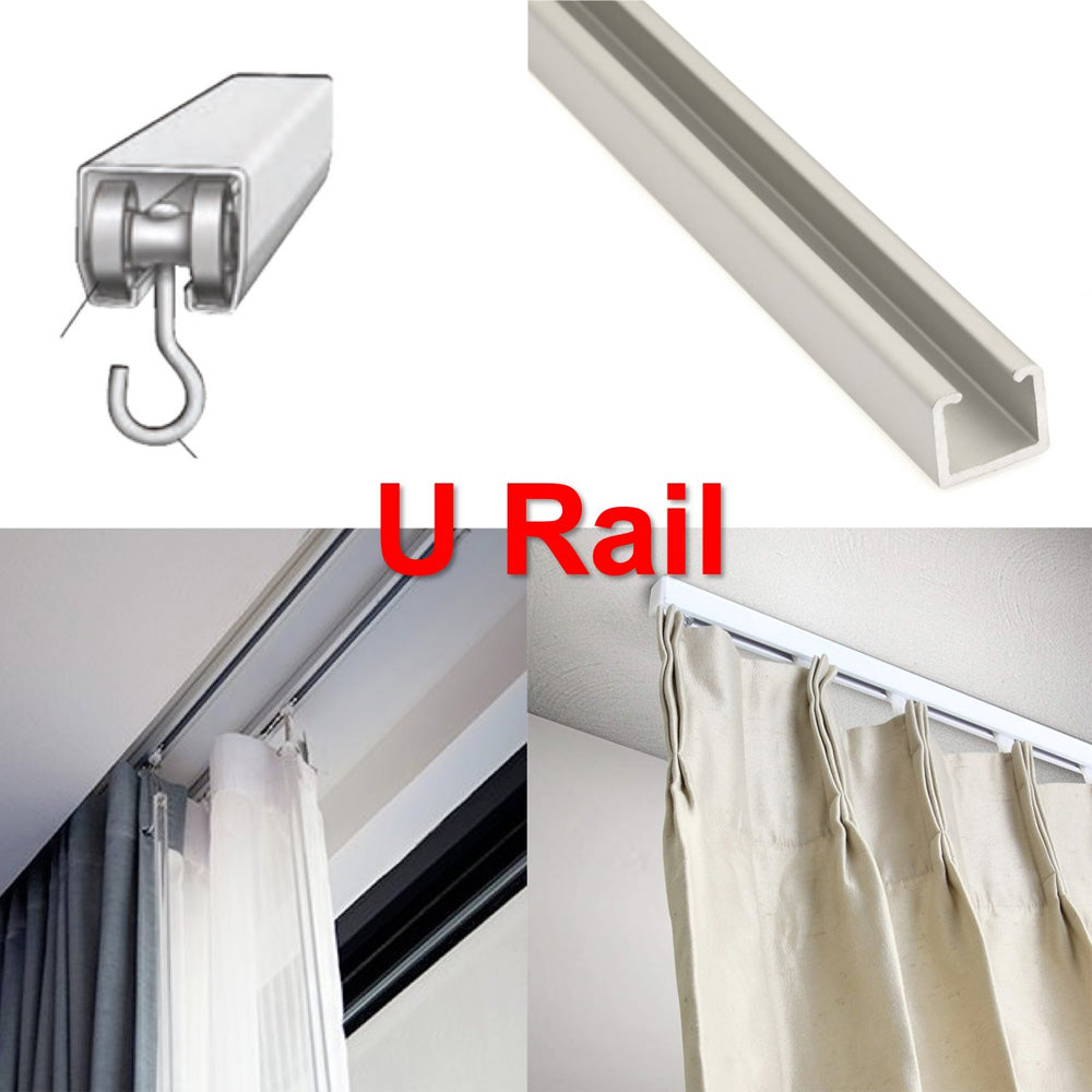 SwitchBot Curtain (U Rail) | Smart Curtain Controller - Add SwitchBot Hub Mini to Make it Compatible with Alexa, Google Home