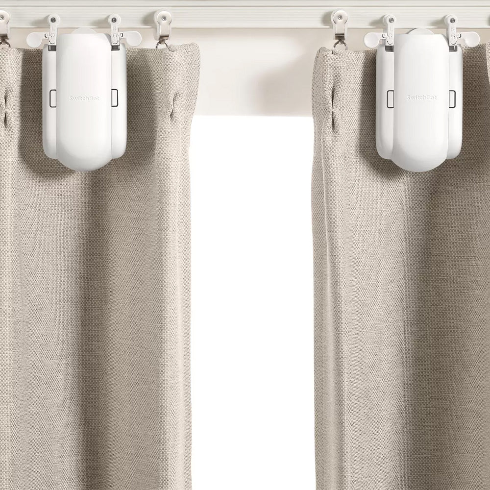 SwitchBot Curtain (I Rail) | Smart Curtain Controller - Add SwitchBot Hub Mini to Make it Compatible with Alexa, Google Home, IFTTT