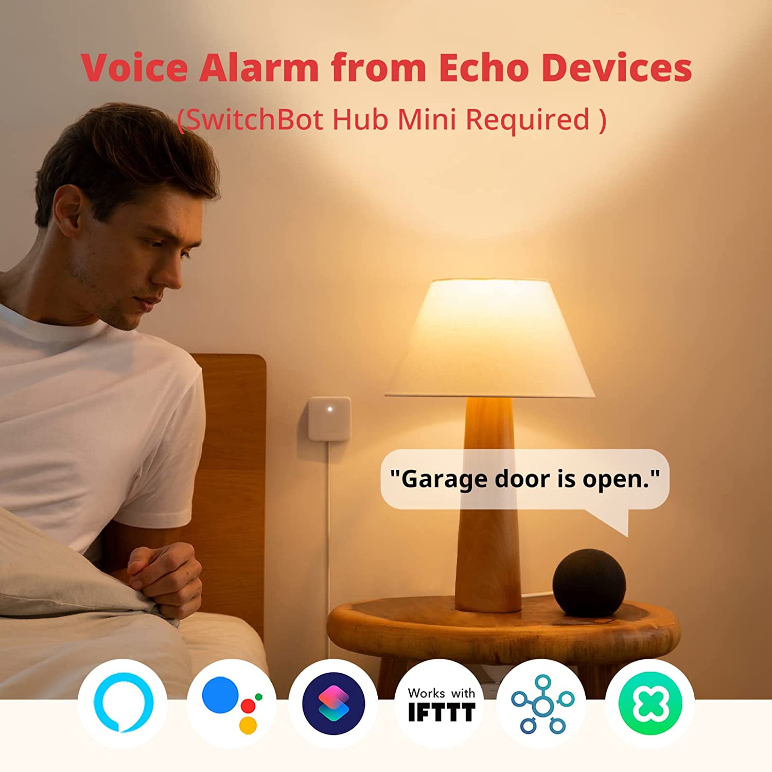 SwitchBot Contact Sensor | Smart Wireless Window Alarm and Door Sensor, Add SwitchBot Hub Mini to Make it Compatible with Alexa
