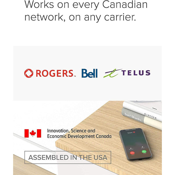 weBoost Drive Sleek OTR (470235F) Truck Cell Phone Signal Booster | U.S. Company | All Canadian Carriers - Bell, Rogers, Telus & More | ISED Approved